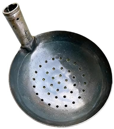 Pala per colino in ferro resistente, pala multifunzione per fango e canale, per giardino, scarichi e laghetti, setaccio efficiente e filtro per ghiaia, lama da 23,5 cm