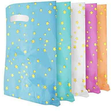 Flintronic 30 Stück Geschenktüten, Geburtstagstüten Kindergeburtstag Gastgeschenke, Cookie Partytüten, mitgebsel kindergeburtstag für Mädchen Jungen