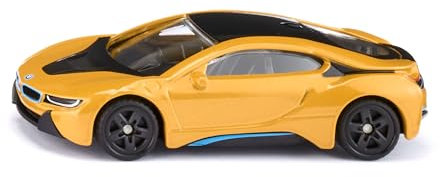 siku 1558, BMW i8, Metall/Kunststoff, Orange, Spielzeugauto für Kinder