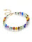 GEHECRST 7 Chakra Armband Wickelarmband Heilsteine Armband Edelstein Perlenarmband Mehrschichtiges Armbänder einstellbare Armbänder Glücksarmband Healing Reiki Energietherapie Glückbringen Talisman