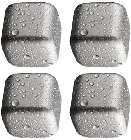 Prácticos cubitos de hielo para licor y cócteles, piedra de refrigeración de metal, control de temperatura, aptos para lavavajillas, enfriadores de piedra