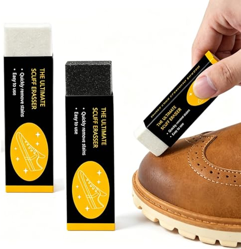 GXGM 2 Pezzi Gomma per camoscio scarpe, Pulisci la Gomma Magica, Spazzola Scarpe Scamosciate e Crespa, Abrasiva per Pulire Spazzola Pulire