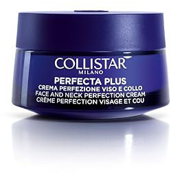 Collistar Perfecta Plus Crema Perfezione Viso e Collo, Crema giorno e notte rimodellante e rimpolpante, formula brevettata, minimizza rughe e cedimenti cutanei, per pelli mature, 50ml