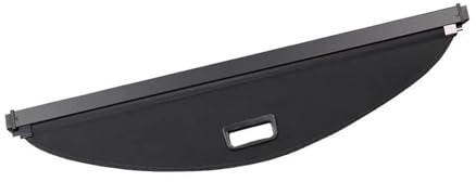 Tablette Coffre Arrière Cache-bagages coffre Pour Tesla Pour Model Y protection sécurité rideau arrière rétractable cloison confidentialité Housse Colis Cargo(Canvas)