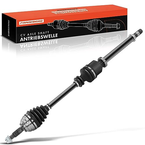 Frankberg Arbre de Transmission Boîte de vitesses manuelle sans bague ABS Essieu Avant Droite Compatible avec Kangoo Be Bop KW0/1 M.e.g.a.n.e II BM0/1 CM0/1 Remplacer# 8200613827