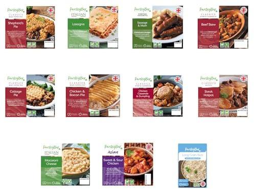 Customer's Favourites Microwave Meals - 10 Meal Deal - Convenient Ready Meal Selection Pack