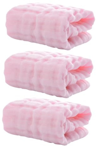 Toyvian Babywaschlappen Musselin 3er-pack Weiche Spucktücher Aus Baumwolle Maschinenwaschbar