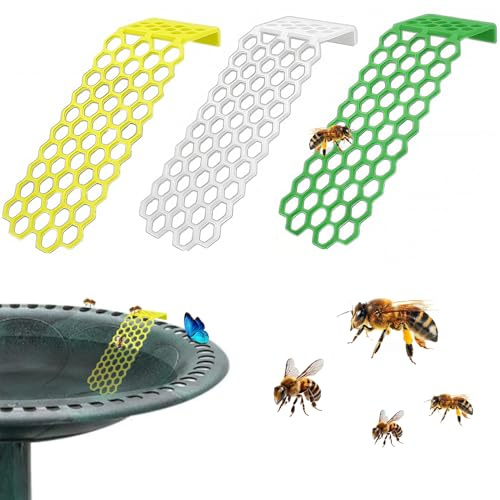 3 Pcs Bee Watering Station, Bee Bath for Gardendrinking Station Insect Drinker Garden Foldable for Bee Houses Gardens Orchards Accessories