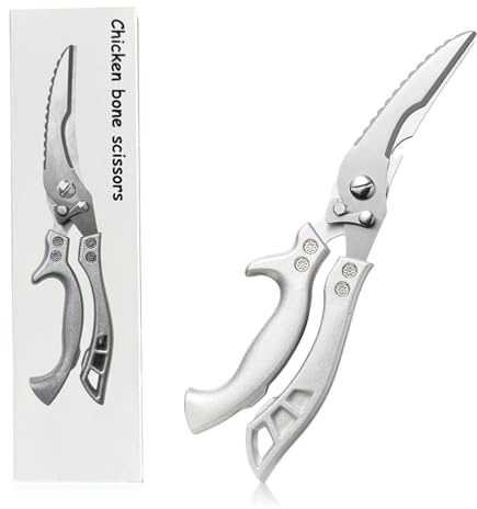 Forbici Cucina Forbici Per Pollame Trinciapollo Multifunzionali Con Chiusura Di Sicurezza E Meccanismo A Molla Per Tagliare Ossa,Carne,Pollame,Verdure E Frutti Di Mare