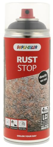 DUPLI-COLOR RUST STOP Eisen-MICA schwarz 400ml, Hochwertiger Korrosionsschutz, Schnelltrocknend, Ausgezeichneter Verlauf