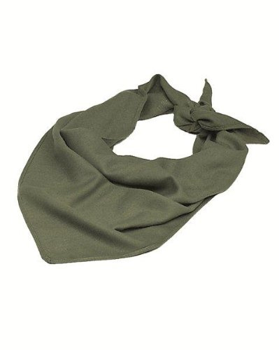 Mil-Tec Original Bundeswehr triangelduk, begagnad (oliv)