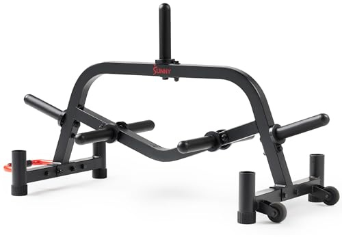 Sunny Health & Fitness Aufbewahrungsständer für mehrere Gewichtsplatten und Langhanteln, Organizer für Olympiastangen, Tragkraft bis zu 639 kg - SF-XF9938
