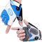 CXWXC Fahrradhandschuhe Herren Halbfinger mit Gel-Polster fur Stoßdämpfung MTB Handschuhe rutschfest Radhandschuhe Herren Atmungsaktive
