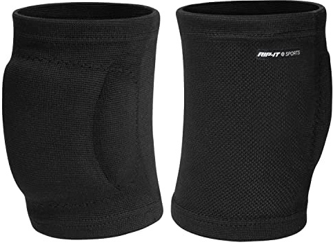 RIP-IT | Perfect Fit Volleyball Knee Pads | Black Small | Lightweight Womenâs Sport Equipment