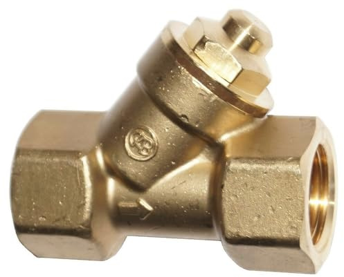 Schrägsitz Rückschlagventil Messing Rückflußverhinderer versch. Größen 3/8 - 2 (11/4)