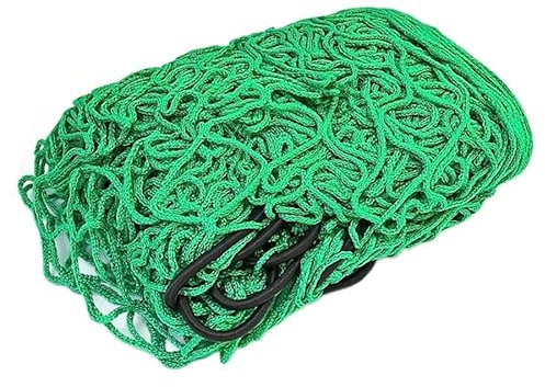 Filet de chargement en polyéthylène robuste et lourd pour camion, bateau, remorque, benne à benne - Filet de toit pour bagages (2,7 x 3,7 m)