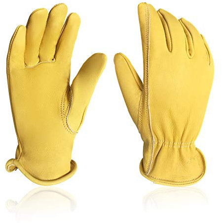 Intra-FIT wasserabweisende Rindsleder-Fahrerhandschuhe Gartenhandschuhe, LKW-Fahren, Lager, allgemeine Arbeiten