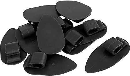 A ABSOPRO Auto Pavimento Tappetino Fissaggio Clip Anti Scivolo Fibbia 28x56mm (Set di 10)