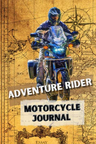 Adventure Rider Motorcycle Trip Journal: Travel Log-Book with Writing Prompts to Document Details on your Motorbike Motorcycling Journey