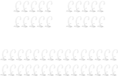 Cabilock 50 Pièces Montre Présentoir Support D'affichage De Bracelet Clair Support Organisateur De Bijoux Porte-montre Présentoir De Montre à Angle Réglable Homme Récipient Plastique Bureau