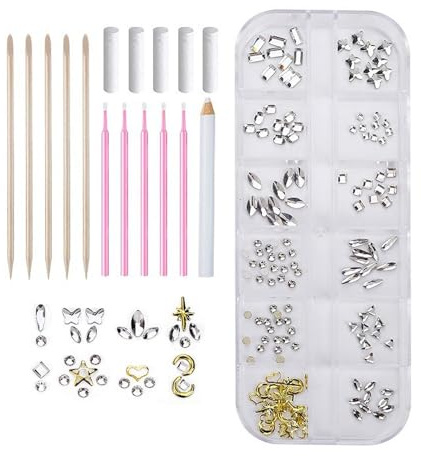 Kit di pietre preziose per gioielli dentali, kit di pietre preziose dentali per denti, gemme dentali, kit di gemme dentali, kit di gioielli in cristalli, kit di gemme dentali, kit pr