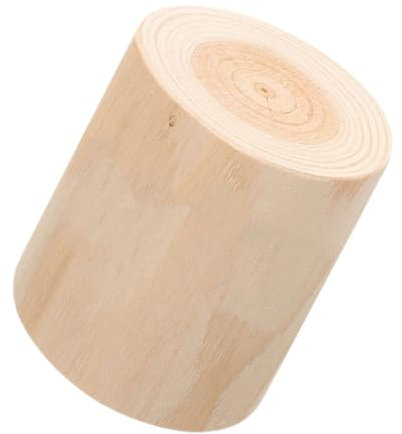 OFFSCH clôture en Bois Pot de Fleurs décoratif Pot Succulent Faux Porte-Arbre bougeoir de Ferme clôture de Jardin Piquet de Jardin bougeoir votif en Bois Tronc d'arbre de réservoir Beige