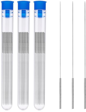 Lot de 60 aiguilles de nettoyage pour buses d'imprimante 3D, accessoires d'imprimante 3D, en acier inoxydable, 0,3/0,35/0,4 mm
