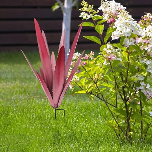 Vmiorzq Tequila Sculpture Rustique, d'agave en métal, décoration d'intérieur, Agave Rustique Peinte à la Main, décorations de Jardin, Figurines de décoration extérieure, décorations de Cour