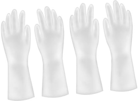 PACKOVE 2paia Cucina Lattice Reutilizzabili e Impermeabili Per Lavaggio Piatti e Pulizie Domestiche Lunghi Resistente e Leggeri Per Uso