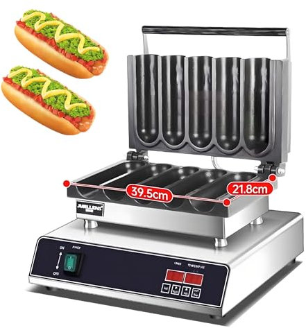 Polletto di Pollo Tostapane, Produttore di Involucro di Kebab Elettrico da 3000W, Alloggiamento in Acciaio Inossidabile, Termostato a Doppia Faccia, Piatti Antiadere