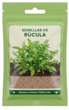 Semillas de Rúcula para Ensaladas Frescas y Huertos Urbanos – Cultivo Rápido DECOALIVE