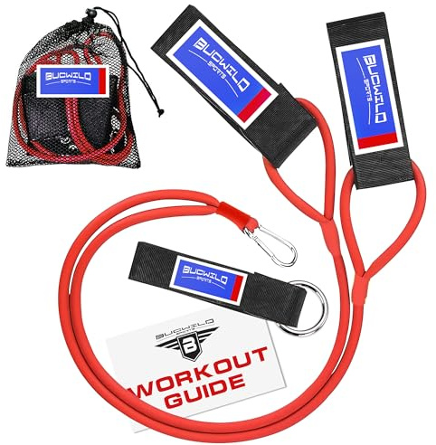 Bucwild Sports Baseball Resistance Bands Youth & Adult Athletes Safely Improve Pitching Throwing Batting & Arm Strength Used by Pitchers Quarterbacks Volleyball Basketball