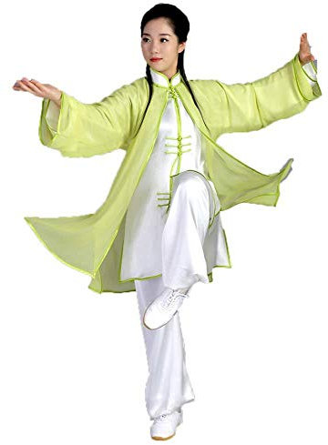 JTKDL Tai Chi Uniform Frauen Training Kleidung Kung Fu Kleidung Wushu Anzug Qi Gong Kleidung Kampfkunst Wing Chun Kleidung,C-S