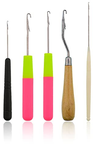 Häkelnadel Set Dreadlocks Häkelnadel Bunte Ergonomische Häkelnadeln Set Häkelnadeln In Verschiedenen Größen Häkelnadel Dreadlocks Set Bunte Häkelnadel Spitzen Häkelnadel Verriegelung Werkzeug 5 Stück