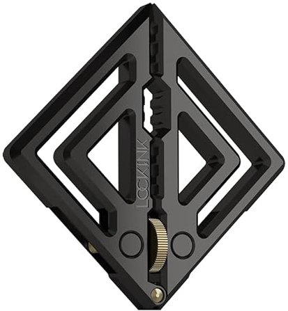 LOCKINK Nipple Clips Clamps for Women,Pulley Adjustable Pressure Breast Clamps Stainless Steel Non Piercing Nipple Rings Decorative Clip for Pleasure (Dark Brown)