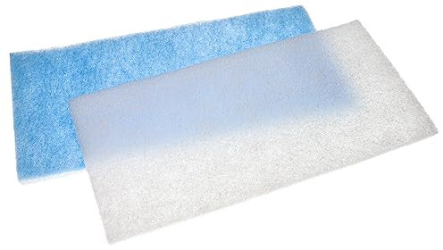 vhbw 2X Filter Compatible with WilTec 420 Extraction System - Exchange Filter White Light Blue