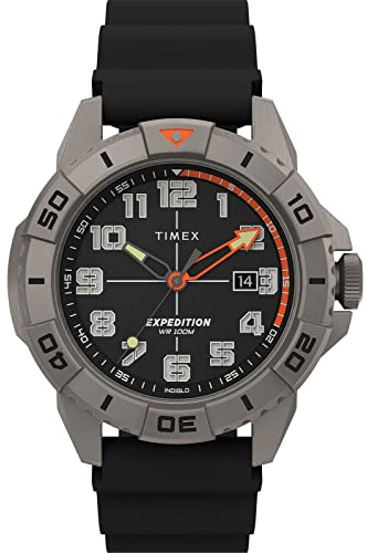 Timex Herren Analog Uhr mit Silikonband Expedition North Ridge