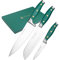 linoroso 3 Pieces Kitchen Knife Set with Premium Gift Box, Sharp German Carbon Stainless Steel Chef Knife Set for Home Kitchen and Restaurant, Cooking Gifts for Women and Men
