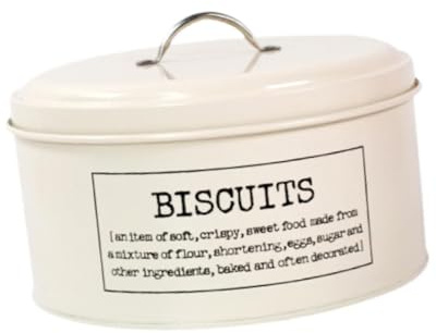 KESOTO Caja de Lata para Dulces, Latas de Metal Redondas Vintage con Tapa para Galletas de