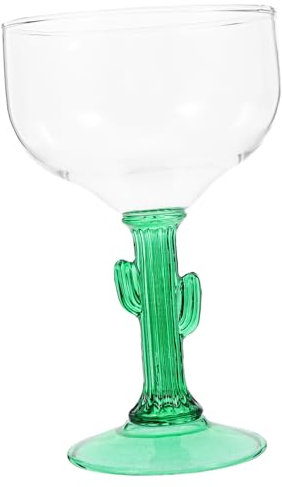 TOPBATHY Copa De Margarita De Diseño De Cactus Vaso De Vino Transparente Para Fiesta Decoración De Escritorio Taza Para Beber