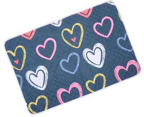 KOMBIUDA wasserdichte und Dicke Bettunterlage für Junge Mädchen und Senioren Wiederverwendbare und Waschbare Inkontinenzauflage für Umfassenden Nässeschutz