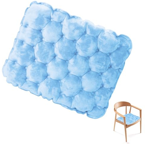 EULANT Velours Coussin de Voyage Gonflable, Imperméable Coussins de Siège pour Camping Exterieur Avion Voyages Stade Voiture Kayak Concert Plage Pelouse Chaise de Bureau,Ultraléger & Pliable