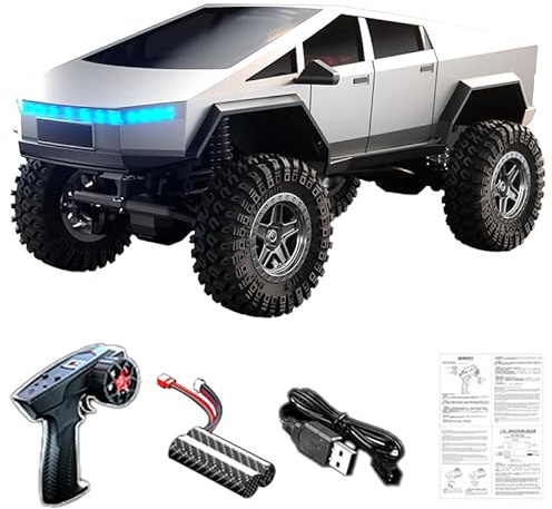 NBJIALIN RC – 1:18 fjärrstyrd cyberlastbil för vuxna, 4WD High Speed Off-Road, 2,4 GHz vattentät monster RC-leksak för gåvor