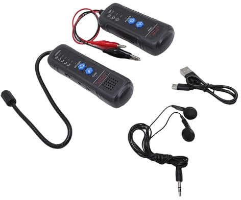 FAUOSWUK Tracciatore del Circuito Avanzato, Tracciante del Filo Elettrico Nella Parete Shorground Short Open Detection, Cavo e Rete Tierista di Filo Ad Alta Tensione