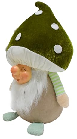 HDOYTXXM gnomes di Natale Con Testa Fungo Delicata Figure Testa Di Fungo Per Solstizio D'inverno E Decorazione Di Natale Belle Decorazioni Elfo