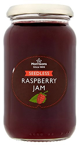 Morrisons Marmellata di lamponi senza semi, 454g