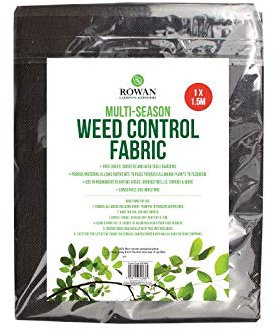 Black Non-Woven Polypropylene Weed Control Fabric, 1 x 1.5m (1 Piece) - Easy to Use, Perfect for Trees, Borders, & Vegetable Gardens