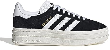 adidas Damen Gazelle Bold W Sneaker, Core Black Core White Semi Lucid Blue, 37 EU