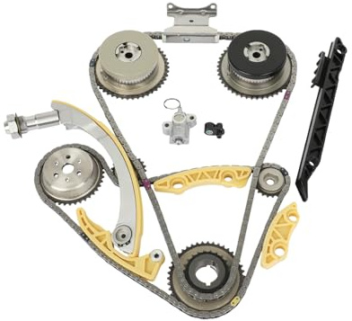 SCITOO Timing Chain Kit w/VVT Gears 12621505, 2578516 Fit For Chevy Cobalt/Equinox/For Malibu/HHR, For GMC Terrain, For Pontiac G6 / Solstice, For Saturn Aura/Ion/Sky/Vue
