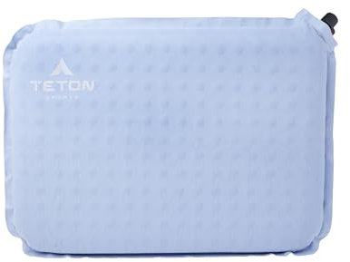 Teton Camping Seat Cushion; Stadium Seat; Office Chair; Car Pad; Inflatable, Bluestone